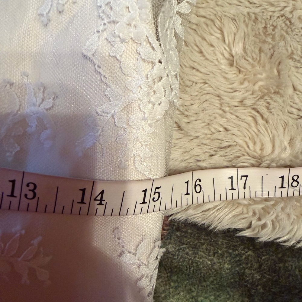 BHLDN White Lace Halter Tiered Maxi Dress - Picture 8 of 8